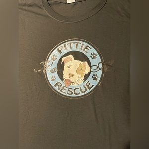 Little Pittie rescue t-shirt. XL.